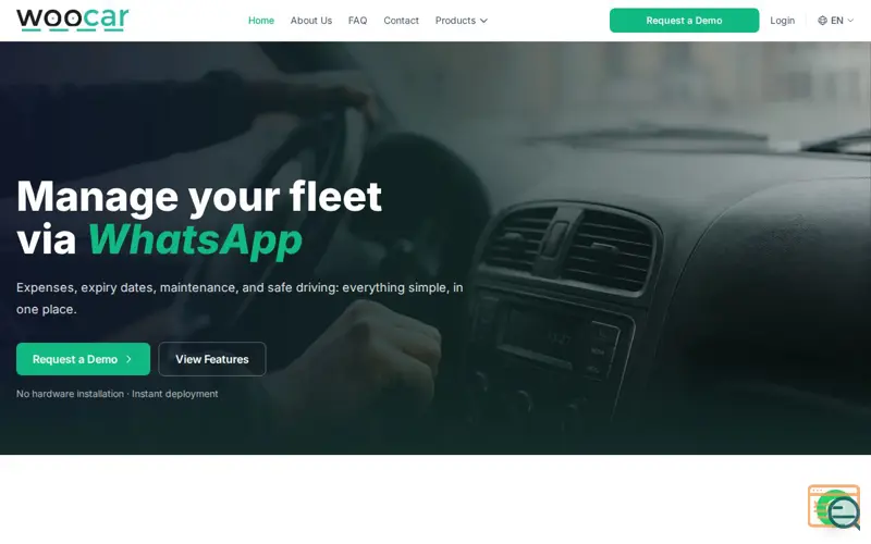 Screenshot of Woocar