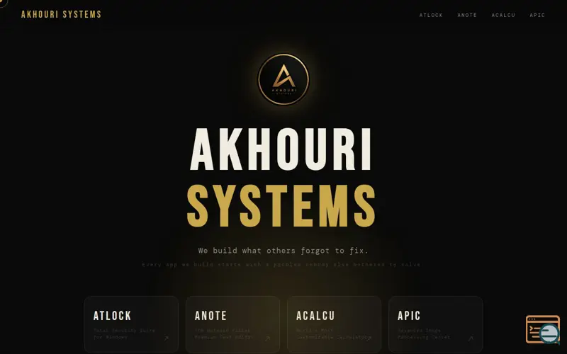 Screenshot of ATLOCK
