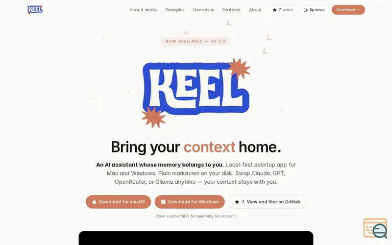 Screenshot of Keel