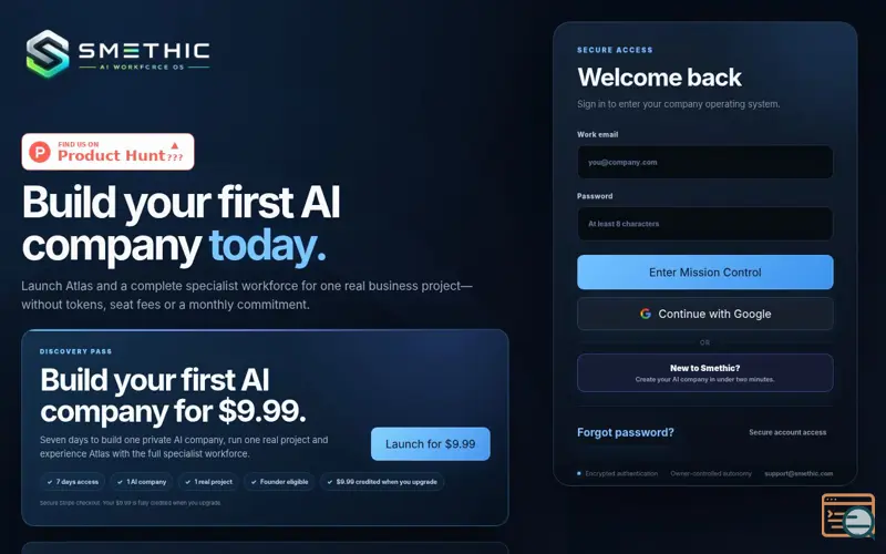 Screenshot of Smethic