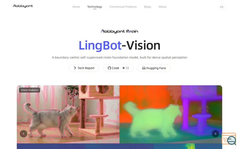 Screenshot of Lingbot Vision