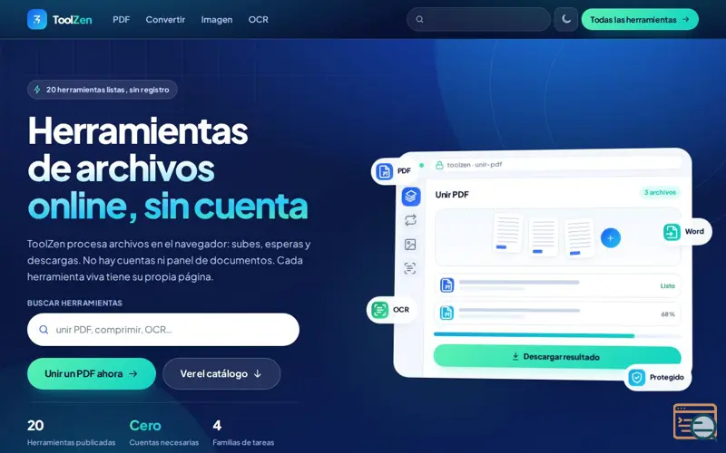 Screenshot of ToolZen 