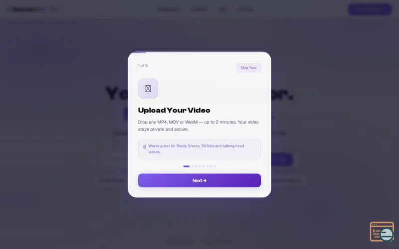 Screenshot of Heavenclip AI
