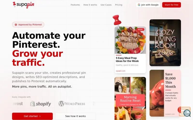 Screenshot of Supapin