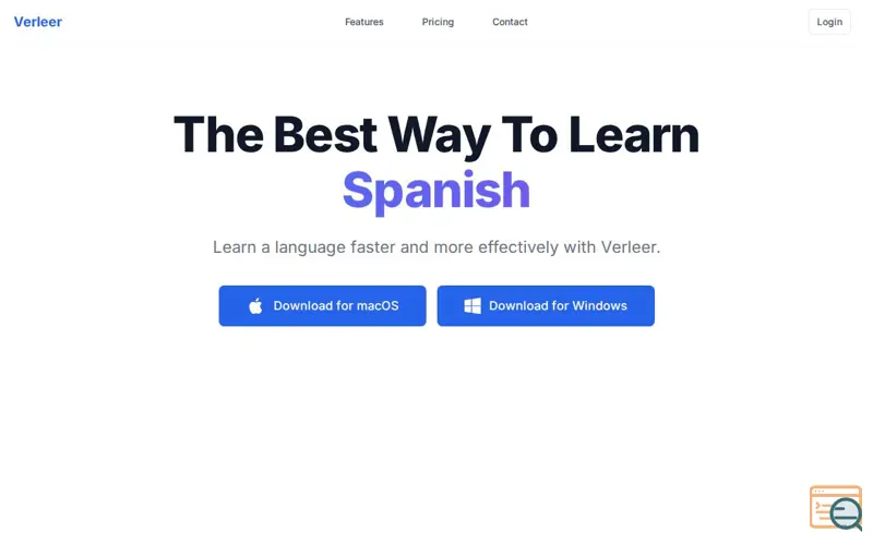 Screenshot of Verleer