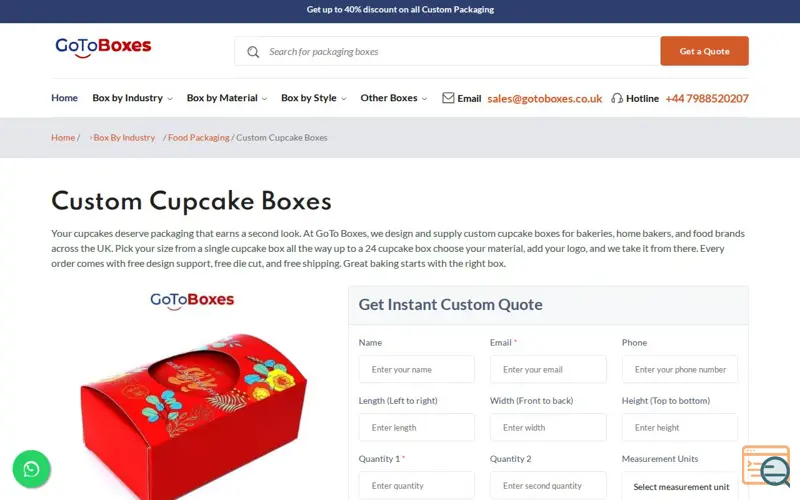 Screenshot of GoTo Boxes