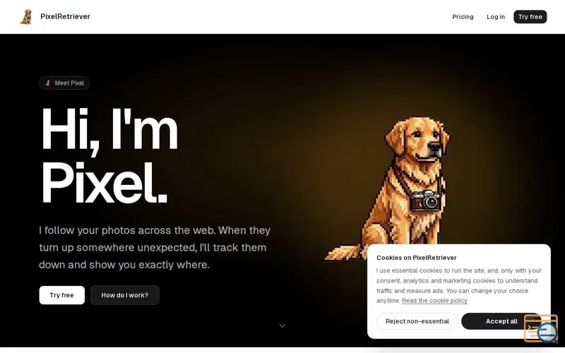 Screenshot of PixelRetriever