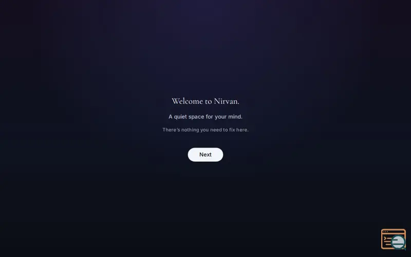 Screenshot of Nirvan