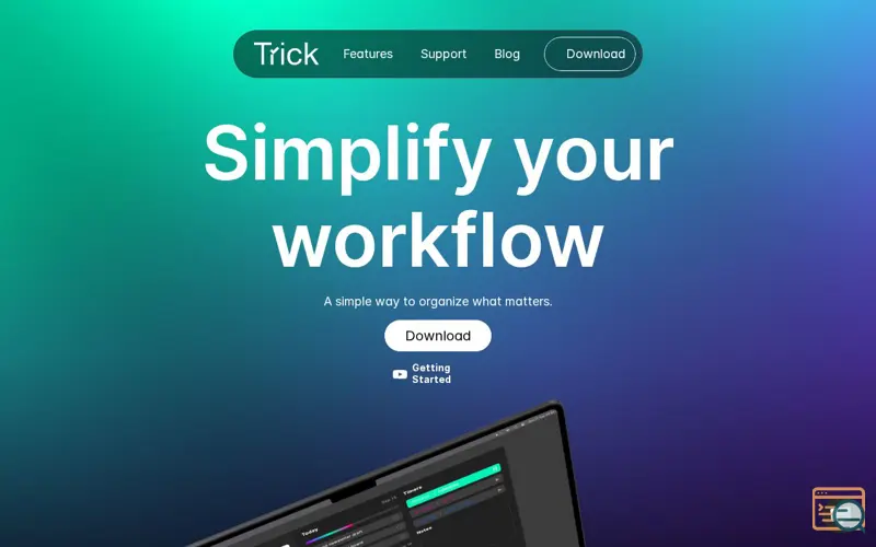 Screenshot of Trick