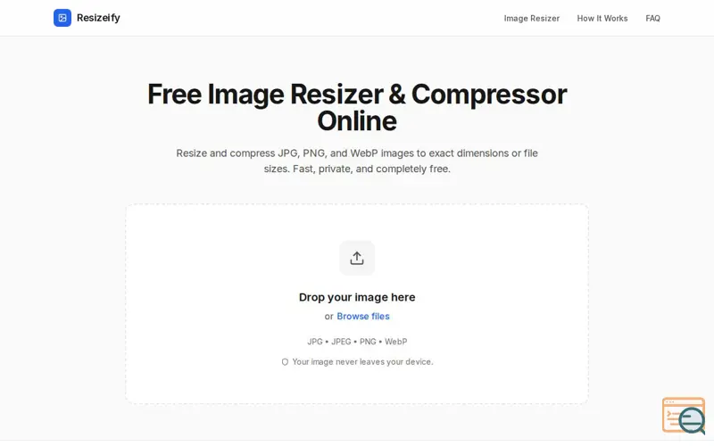 Screenshot of Resizeify