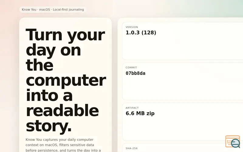 Screenshot of KnowYou