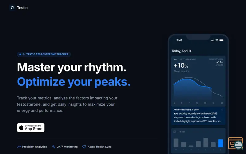 Screenshot of Testic - Testosterone Tracker