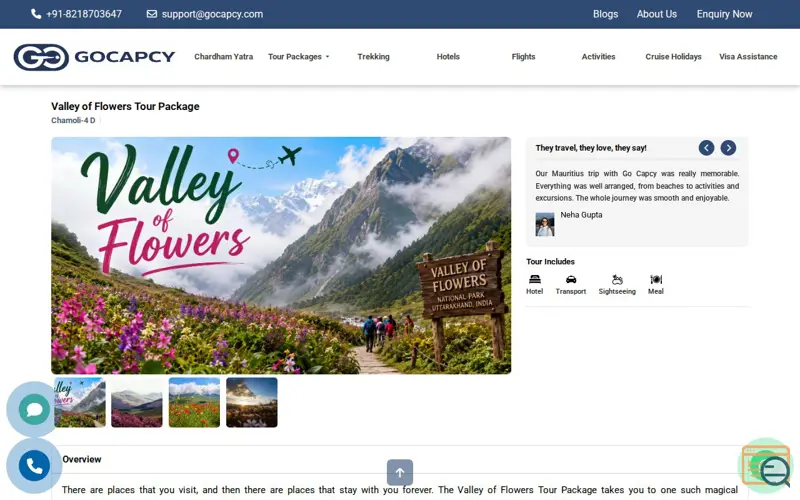 Screenshot of GoCapcy