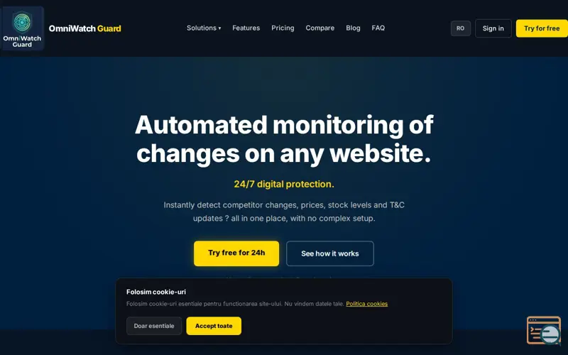 Screenshot of OmniWatchGuard