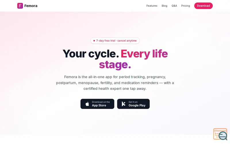 Screenshot of Femora