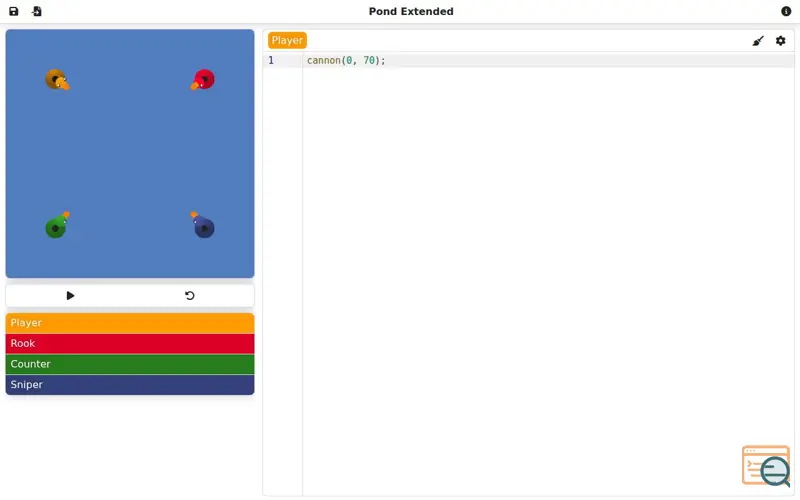 Screenshot of Pond Extended