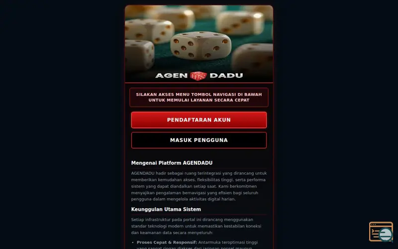 Screenshot of AGENDADU