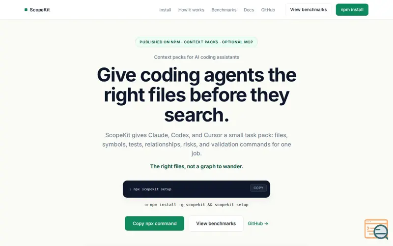 Screenshot of Scopekit