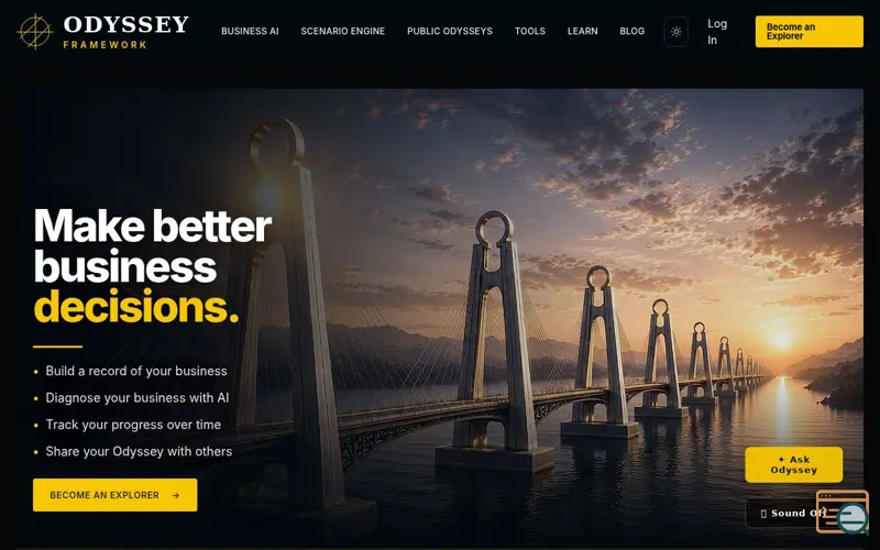 Screenshot of Odyssey Framework