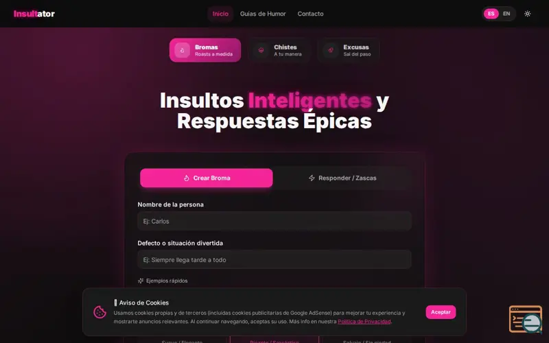 Screenshot of Insultator