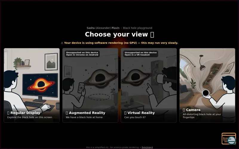 Screenshot of Blackhole