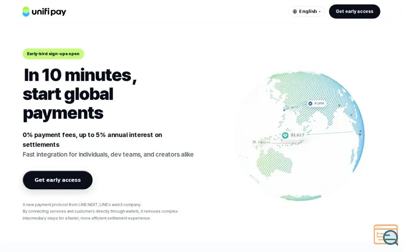 Screenshot of Unifi Pay Direct