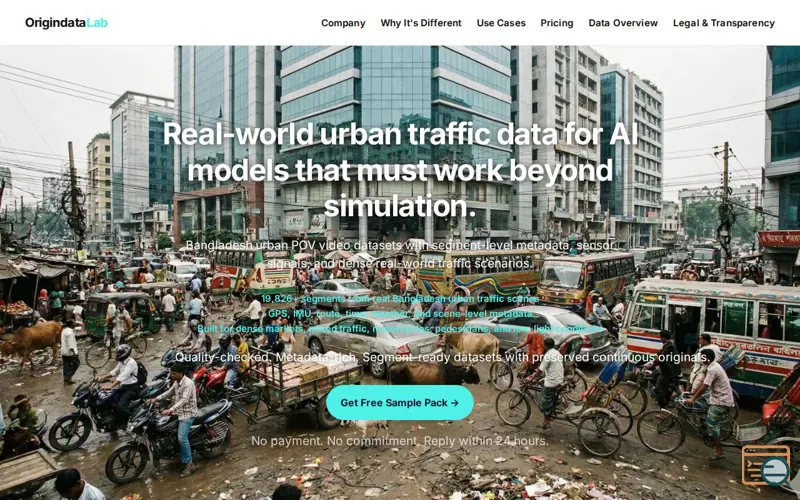 Screenshot of Bangladesh Urban Traffic Dataset