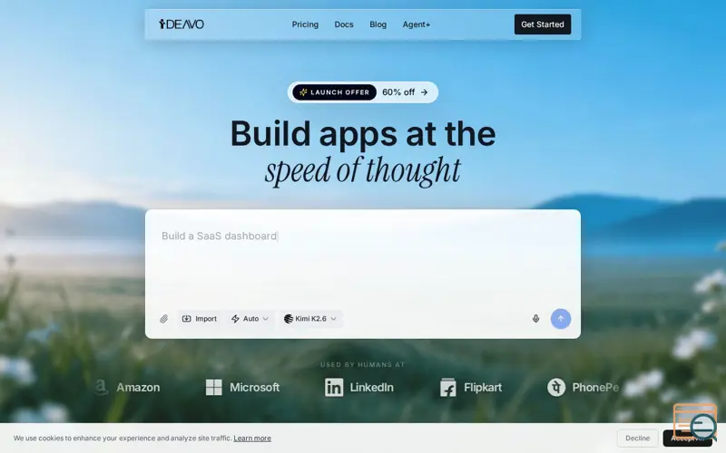 Screenshot of Ideavo