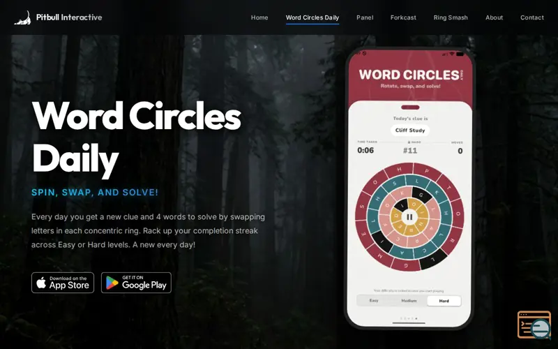 Screenshot of Word Circles