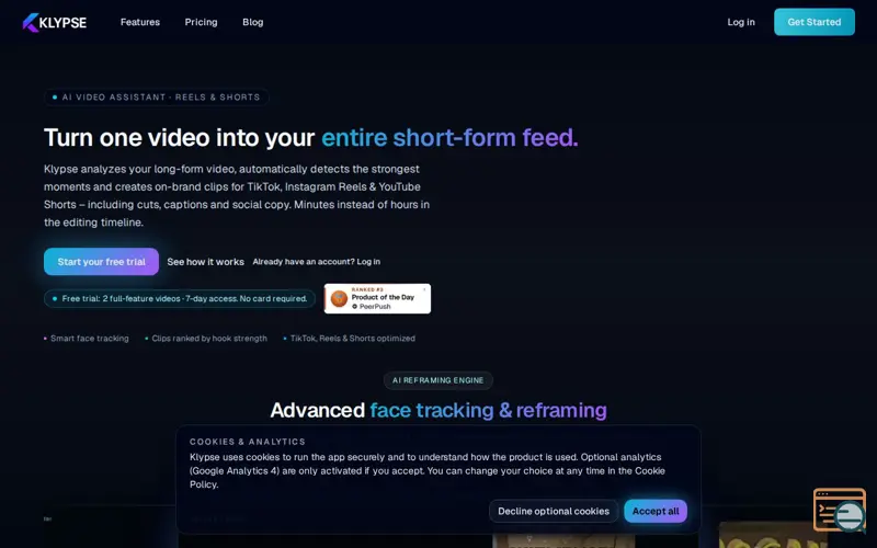 Screenshot of Klypse