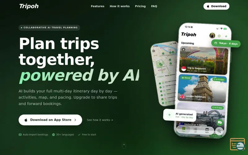 Screenshot of Tripoh