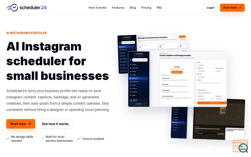 Screenshot of Scheduler24