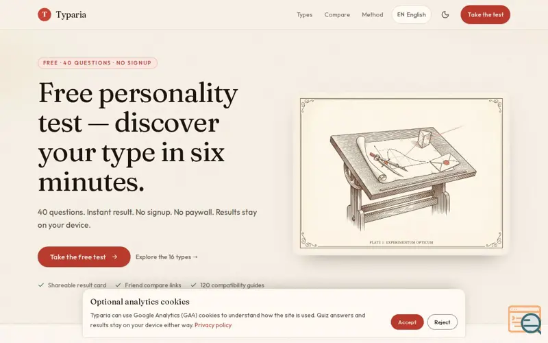 Screenshot of Typaria