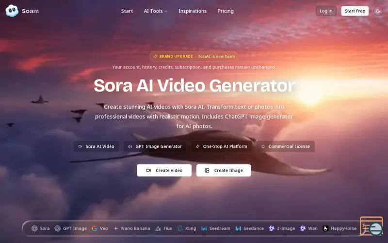 Screenshot of Soam