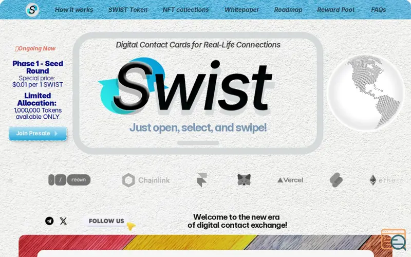 Screenshot of Swist