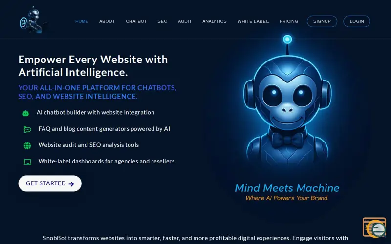 Screenshot of SNOBBOTS