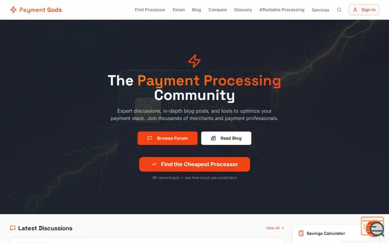 Screenshot of Payment Gods