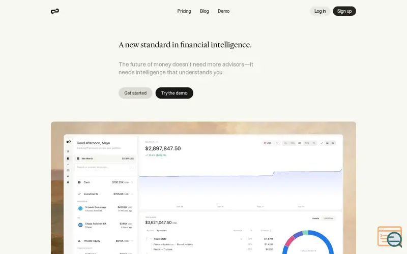 Screenshot of Brisa — Your personal wealth OS