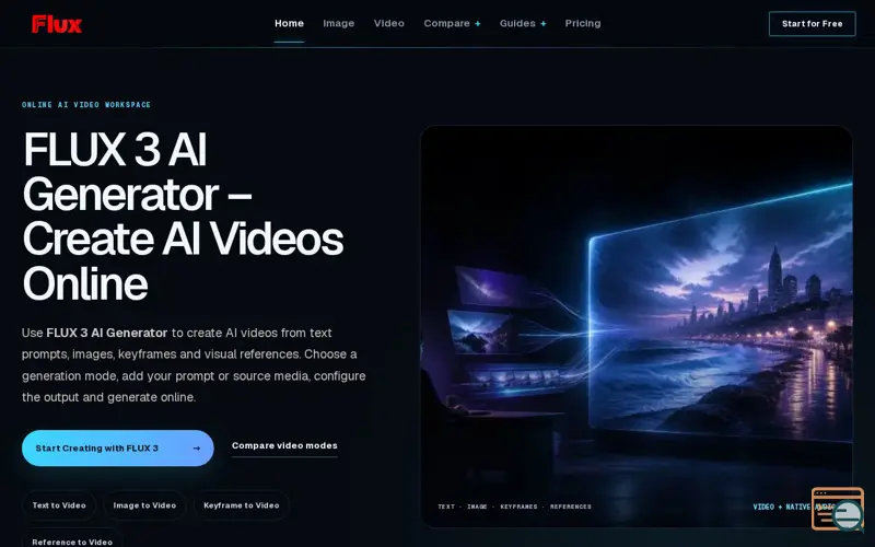 Screenshot of Flux 3