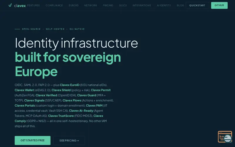Screenshot of Clavex