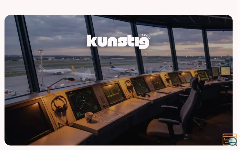 Screenshot of Kunstig Aero, a launch using Netim DNS