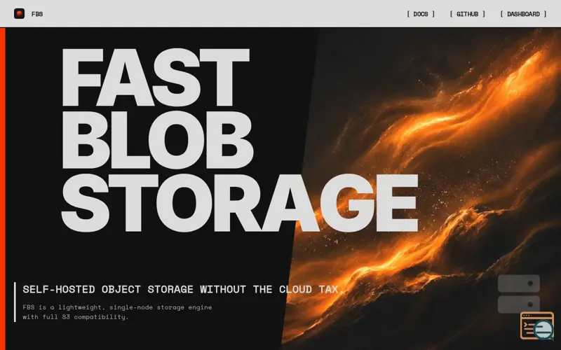 Screenshot of FBS: Fast Blob Storage