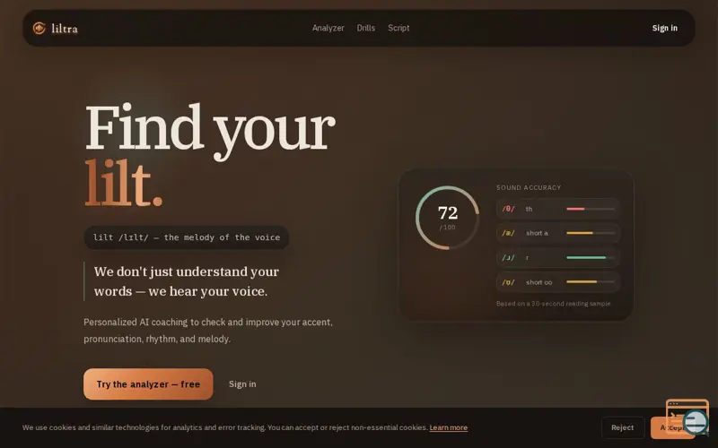 Screenshot of Liltra