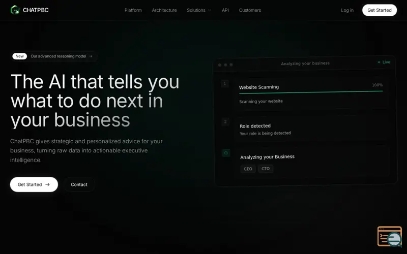 Screenshot of ChatPBC