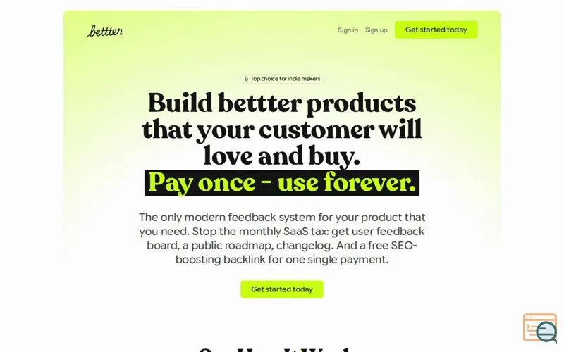 Screenshot of Bettter.app