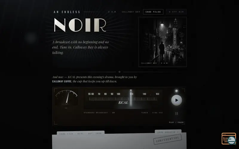 Screenshot of Endless Noir