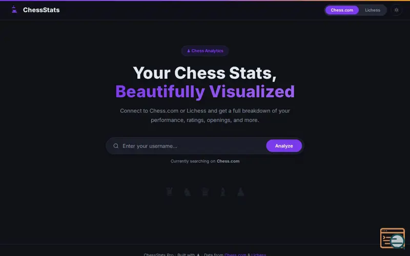 Screenshot of ChessStats Pro