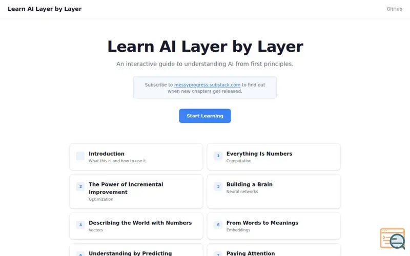 Screenshot of Learnai