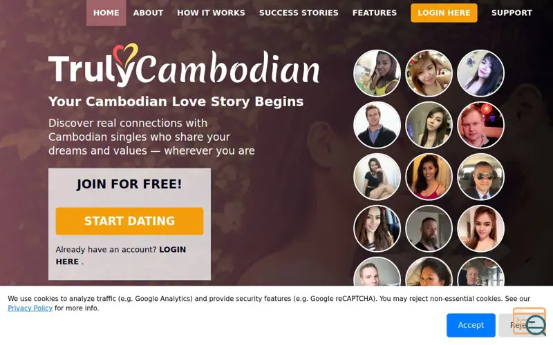 Screenshot of TrulyCambodian