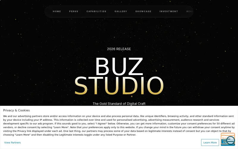 Screenshot of Buz.Best, a launch using BidSwitch